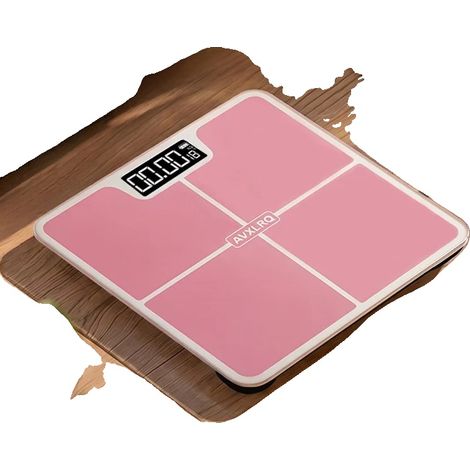 Bilancia, display ad alta precisione, piattaforma ultra grande, rosa (1/2)