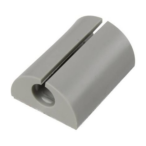 TRU COMPONENTS Clip de câble 1226945 Plage de Ø du faisceau 11 à 13.50 mm pour montage en angle gris (1/2)