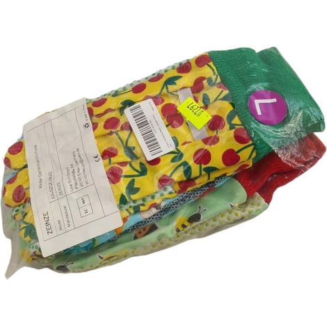 Kinder-Gartenhandschuhe, 3 Paar, Größe L