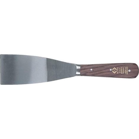 C.K. T5075 rasqueta de pintor hoja de acero 10 cm marrón