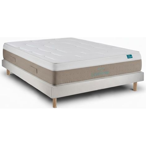 Conjunto Colchão Sommier - Cloud Cotton e Milano Cement