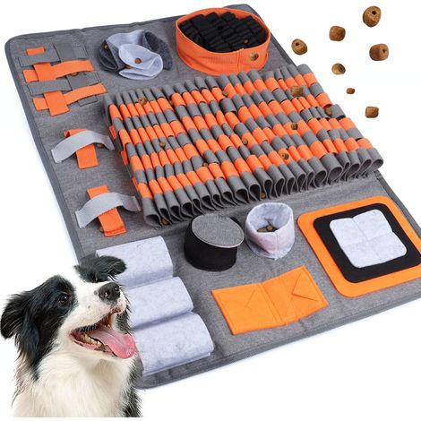 1 Tapis De Fouille Chien,Design Multi-Niveaux,Tissu Coton Lavable,Résistant Aux Morsures,Pour Dressage Et Jeu