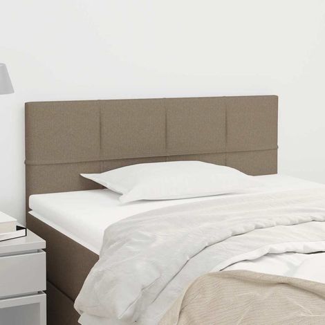 vidaXL Cabecero de tela gris taupe 80x5x78/88 cm (1/5)