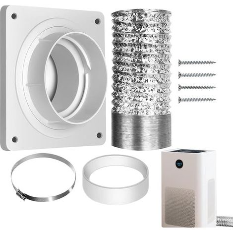 Kit di guarnizioni per finestre per condizionatore d'aria，Kit per condizionatore d'aria mobile，Migliora il raffreddamento，150 cm，Bianco (1/5)