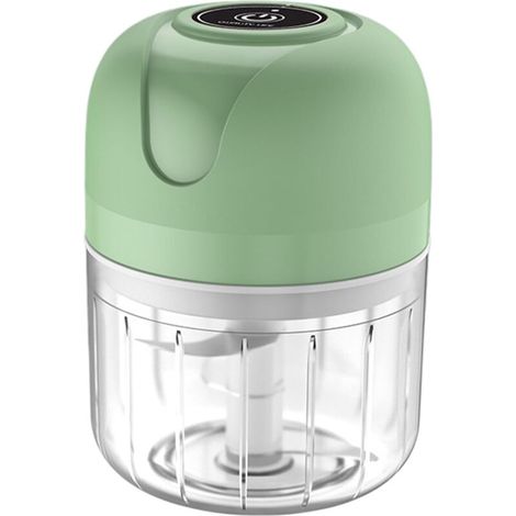 Hachoir électrique pour ail - 100 ml - Hachoir USB pour légumes et oignons - Facile à utiliser