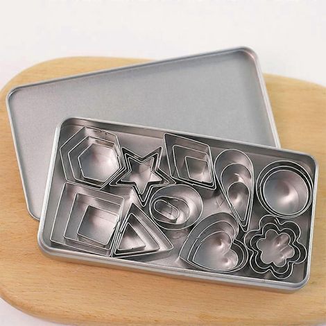Emporte-pièces en acier inoxydable, outil de pâtisserie, cadeau, moule à biscuits DIY (1/4)