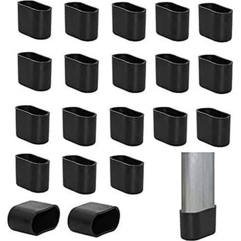 Set mit 20 Stuhlbeinkappen, Schutzkappen für Stuhlbeine, Bodenschoner, Beinkappen für Gartenstühle (1/4)