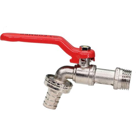 Ortviai Robinet d'arrosage en alliage de zinc – Modèle Zbb.02-202A, étanche et haute pression pour jardin et machine à laver