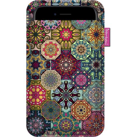 Funda XXL para smartphone, estampado Valencia - Antracita, fieltro ecológico, lavable a 40 °C - Protección para teléfono, iPhone 12 Pro Max, Samsung Galaxy S21 Ultra, Huawei Mate 40 Pro, Bertoni (1/5)