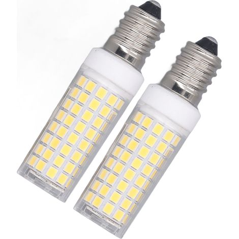 Lot de 2 ampoules LED maïs E14 10W à intensité variable, 102 LED, économie d'énergie, 100-120 V CA (1/5)