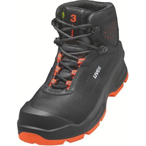 uvex Stiefel 3 S3 schwarz orange Weite 10 Größe 42