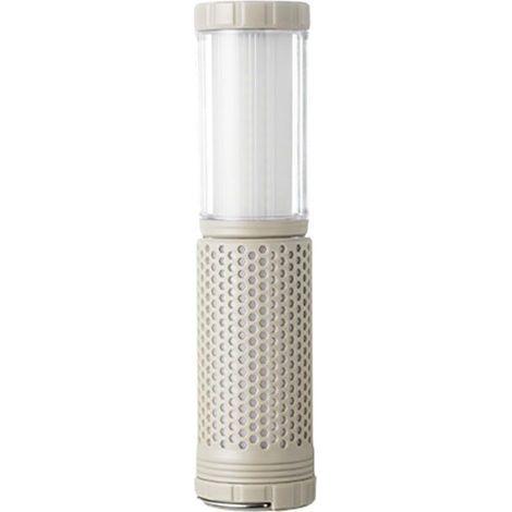 Lámpara de camping beige, 5,75,723 cm, 1 pieza, lámpara de senderismo, lámpara de tienda, telescópica, recargable, adecuada para actividades al aire libre. (1/5)