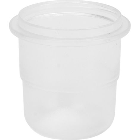 58 mm auslaufsicherer, mattierter, transparenter Messbecher aus Kunststoff für Kaffeemaschinen, Haushalt und Gastronomie (1/5)