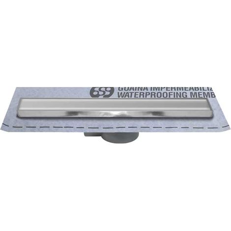 Caniveau de douche à encastrer 65 cm - gaine 1 m²