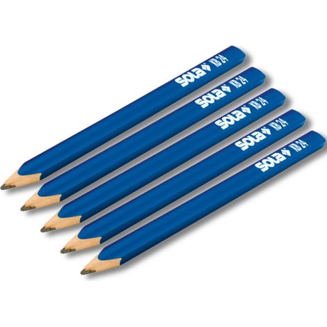 Matita copiativa kb 24 blu supporti umidi superfici bagnate confezione 5 pezzi