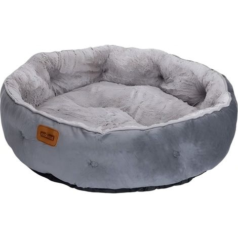 Panier rond en forme de donut pour chiens et chats, rembourré, antidérapant, Nobleza (1/3)