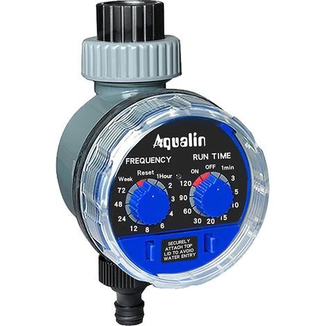 Minuteur d'arrosage automatique pour jardin, vanne à bille/électrovanne, contrôleur d'irrigation, vanne électronique pour arrosage automatique de la maison et du jardin (1/5)