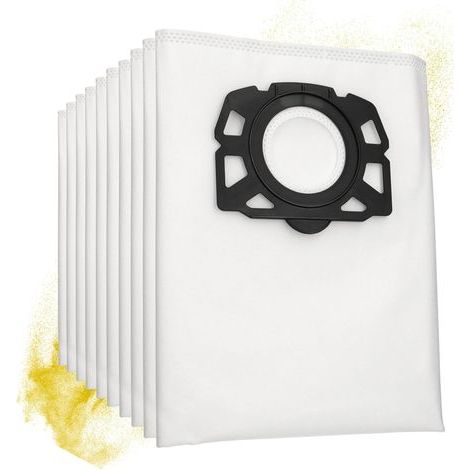 10 Sacs aspirateur pour Kärcher Aspirateur WD6 - WD 6 P Premium alternative à l'original 2.863-006.0, 28630060 de Microsafe (1/5)