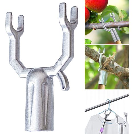6pcs Metallbaumzweige Stütze stützt sich fruchtbarer Baumzweiste Baumglättungskit Trockenstangenköpfe Kleidung Stangenstange (1/5)