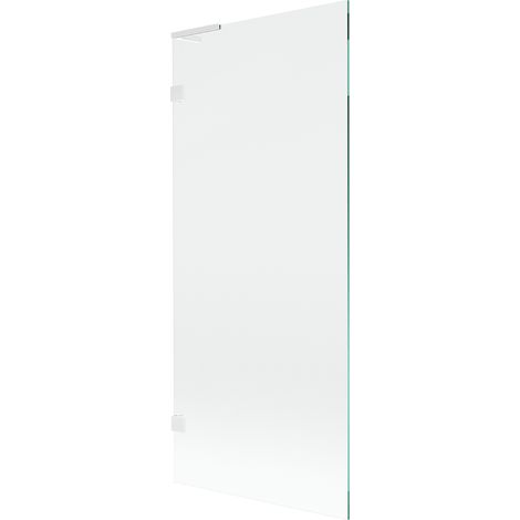 Mexen Lunar L Badewannenabtrennung 1-flügelig 80 x 150 cm, transparent, weiß - 897L-080-000-20-00 (1/5)