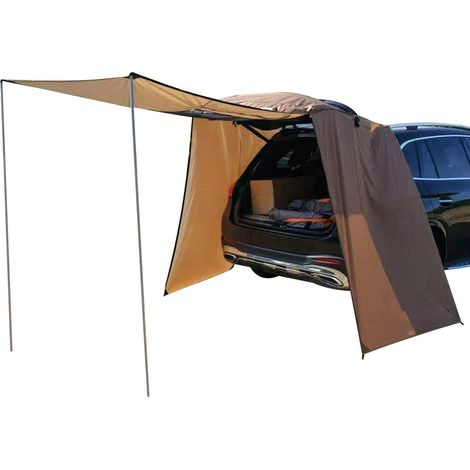Tente Arrière SUV Tente De Voiture Portable Étanche Et Coupe-Vent comme Protection Solaire Tent De Hayon Universelle pour SUV Station Et Van Auvent De Camping pour Les Voyages en Voiture Et La (1/5)