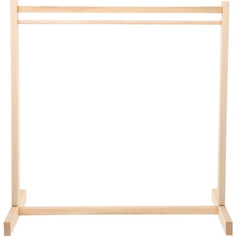 Porte-vêtements de poupée créatif en bois, cintre pour vêtements de poupée.-40cm (1/2)