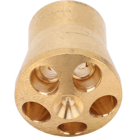 Dispensador de refrigerante de latón resistente al desgaste, preciso y uniforme, 5 orificios, separador de líquido para aire acondicionado y refrigerador. (1/5)