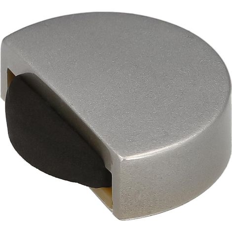 Tope Puerta Adhesivo Silencioso Cromo Mate (1/4)