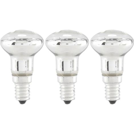 Lot de 3 ampoules de rechange pour lampe à lave, ampoules à vis E14 R39 30W, spots réfléchissants transparents, ampoules incandescentes pour lampe à lave. (1/2)
