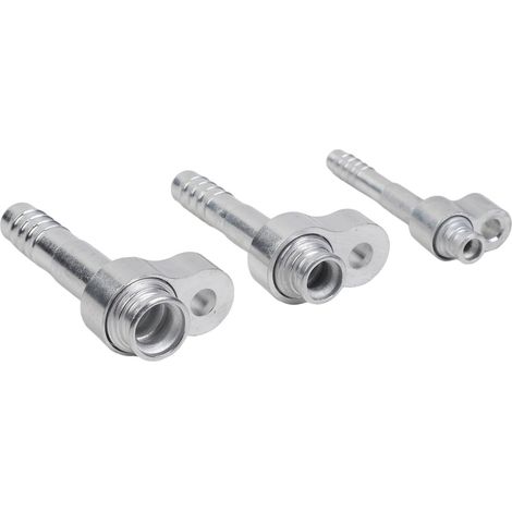 Lot de 3 adaptateurs climatiseur en aluminium pour systèmes R134a (1/5)