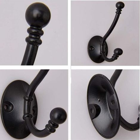 8Pcs Plus Gros Patère Porte Manteau Murale Vintage Crochet Métal De Porte Chapeau Crochet Rétro pour Porte-Manteau Salle de Bain Cuisine (1/4)