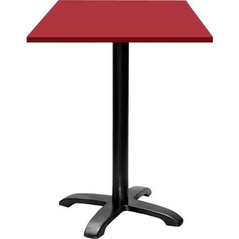 Mange-debout 60 x 60 cm - modèle Bazila rouge