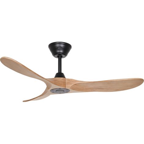 DC Ceiling Fan Eco Genuino Black / Oak 122