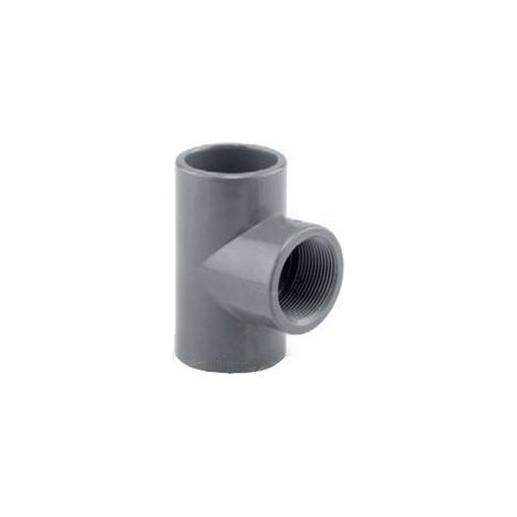 Te 90º encolar roscar H centro - HIDROTEN Medidas: Ø25mm x 3/4"