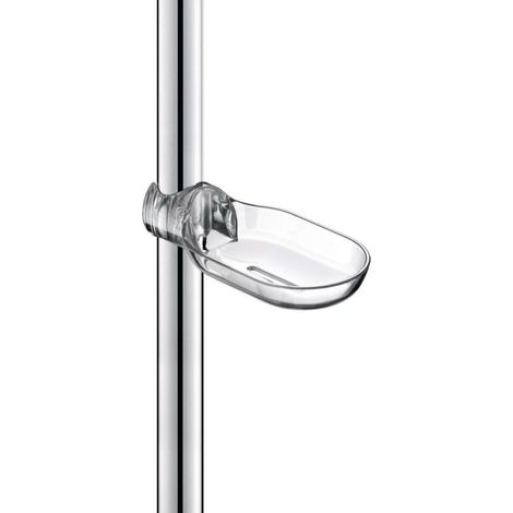 Delabie porte-savon coulissant amovible, transparent pour poignées ø25 et 32 mm (1/2)
