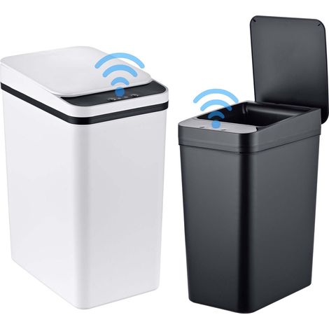 Sensor Kitchen Bins Set, 9L & 15L, Black-White (1/5)