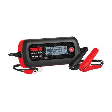 CARICABATTERIA T-CHARGE 12 EVO NEW TELWIN - VOLT 6/12 + LITIO AH 2/70