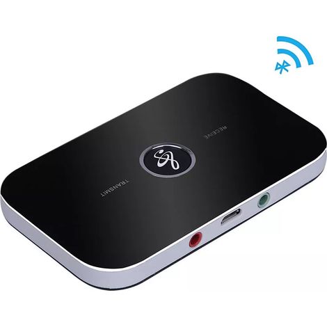 Adaptateur Audio Bluetooth 5.0 - Émetteur et Récepteur 2-en-1 - Pour TV, Haut-Parleurs Filaire, Casques Bluetooth - Port 3,5 mm - Autonomie 10 h - 1 pièce (1/5)