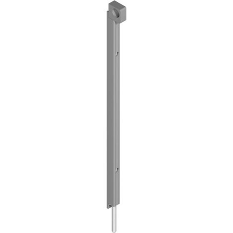 Verrou de condamnation applique tige inox 500 mm - CROISEE DS Blanc 9010