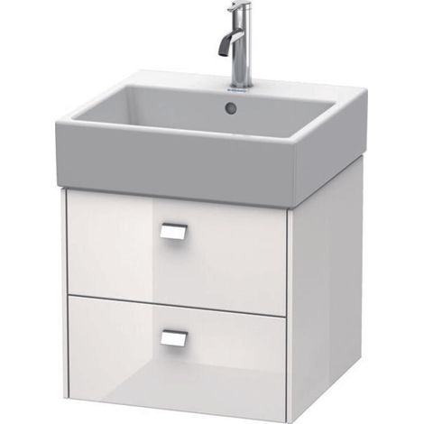 Support de lavabo BRIOSO avec poignées, couleur chromé, dimensions 442x484x459 mm, sans miroir (1/2)