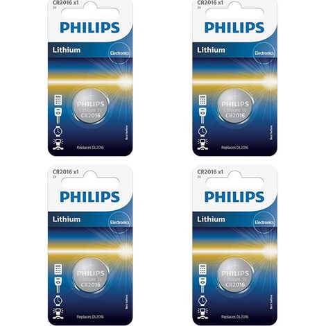 . Philips CR2016 Blister de 4.