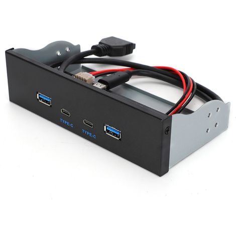 Panneau avant USB 3.1 Gen2, lecteur optique 10 Go, USB 3.0 + 2.0 + Type C + Type E, pièces d'ordinateur