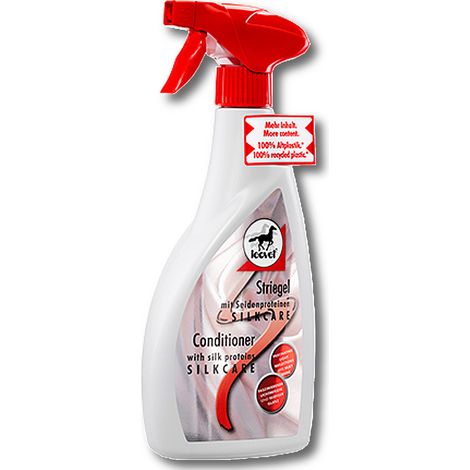 Leovet Silkcare étrille pour crinière 550 ml étrille pour crinière, étrille pour pelage, spray pour la queue