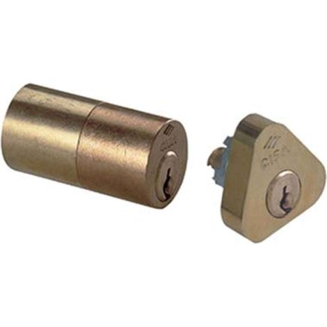 COPPIA CILINDRI ESTERNI 02139 HAND CISA - OTTONE CHIAVI 3  - 1 pezzo