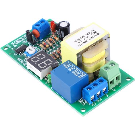 Verzögerungsrelaismodul mit hoher Genauigkeit, Zeitschalter, Stromversorgung JK13-TN, DC 220 V, 50/60 Hz (1/5)