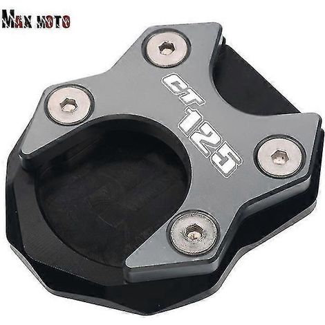 Für Honda CT125 CT 125 2020 2021 Motorradzubehör CNC-Seitenständer-Verlängerungsplatte (vergrößert) – Titan