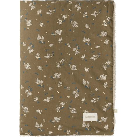 Nobodinoz STORIES Babydecke Neugeborene, 70 x 100 cm, Farbe: Braunflieder (1/4)