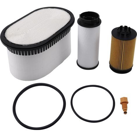 3-teiliges Luftfilterset ME422880, Kraftstofffilter PU7004Z, Ölfilter QC000001 für Schwerlast-Lkw-Filter