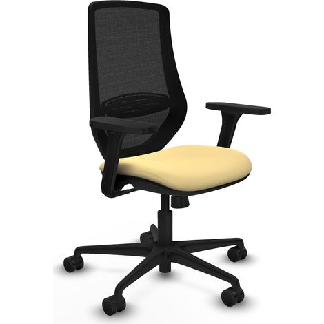 Piqueras und Crespo D036N0W Bürostuhl Creme Komfort