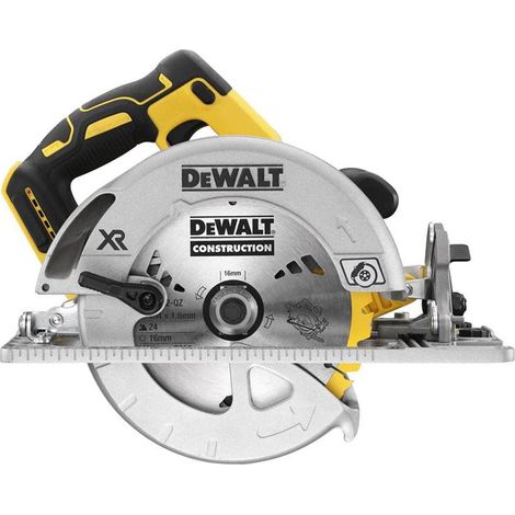 Scie circulaire sans balais 184 mm 18 V, Noir/Jaune (1/3)
